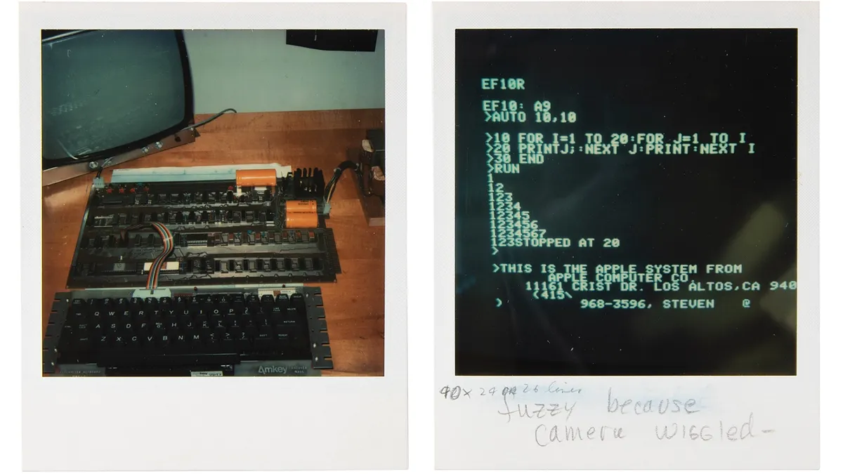Steve Jobs APPLE-1