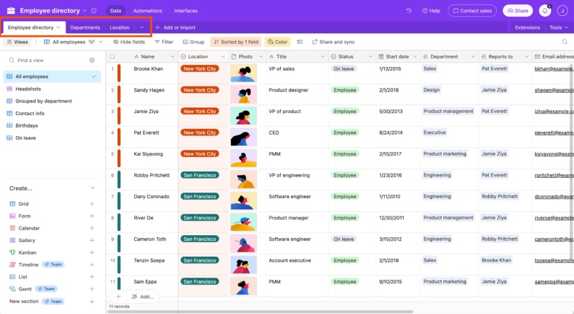 Utilisation Pratique d'Airtable dans Divers Secteurs