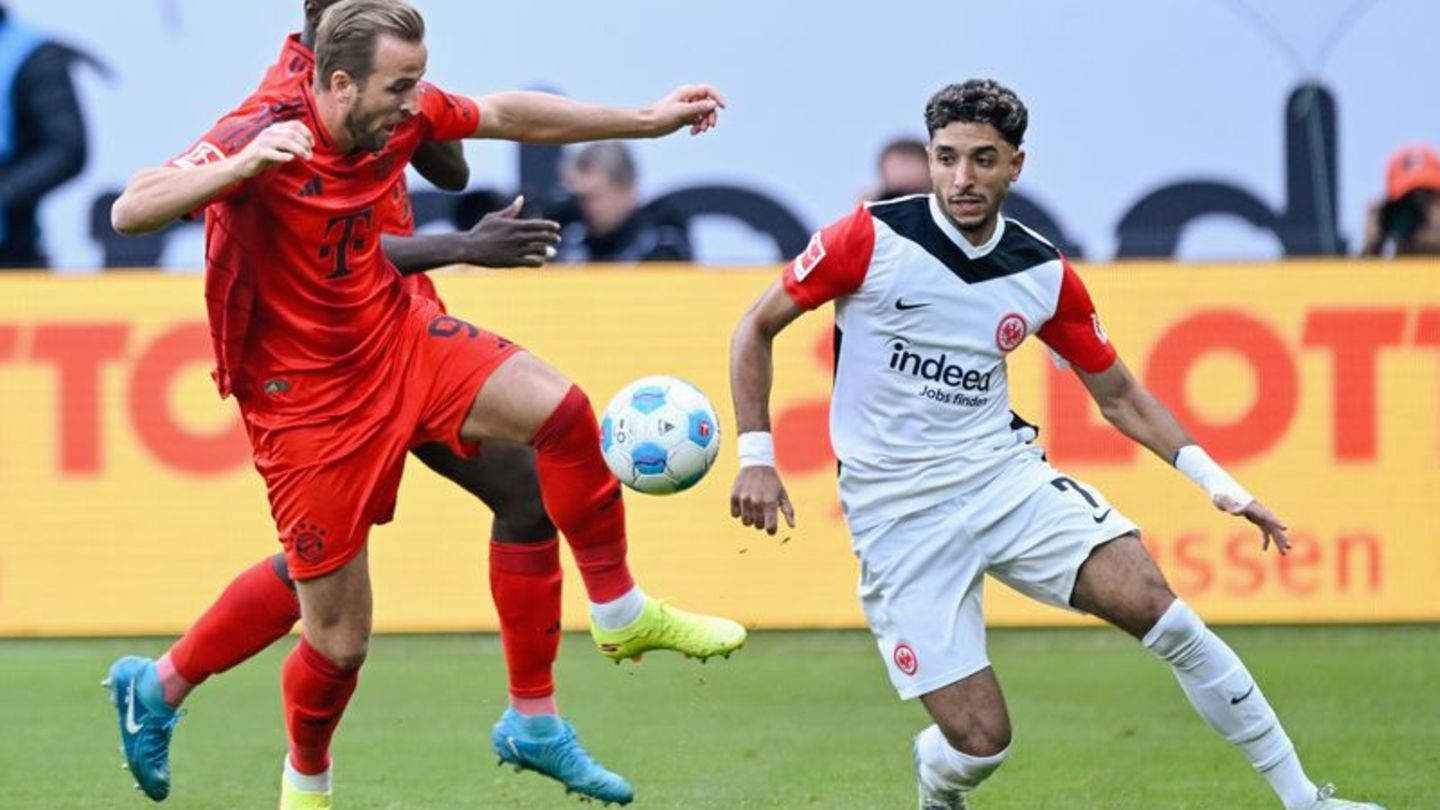 Harry Kane lors du match contre Frankfurt