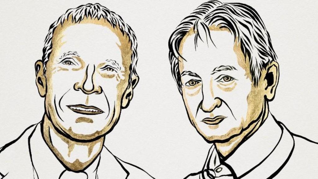 John Hopfield et Geoffrey Hinton