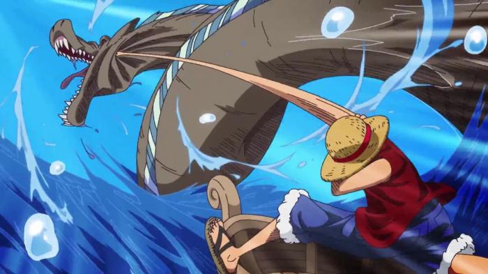 Luffy utilisant son attaque