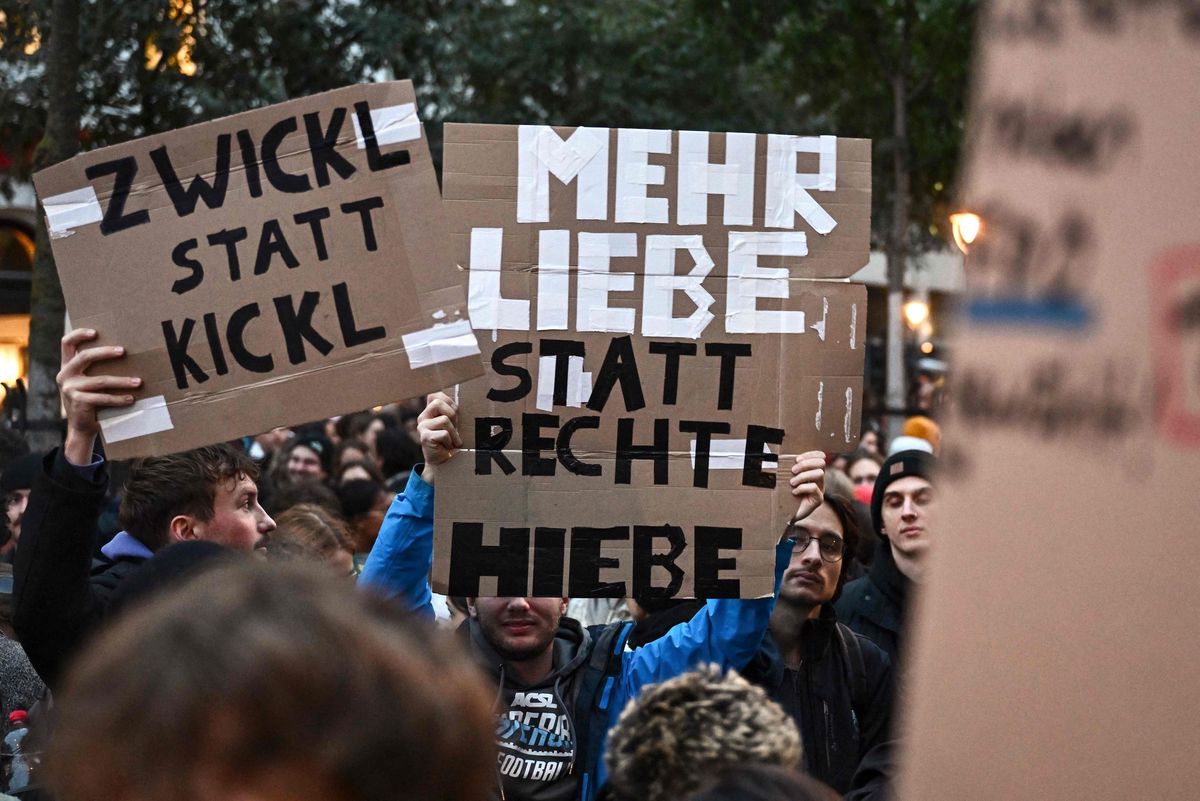 Protestation à Vienne