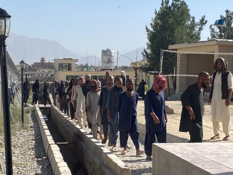 Scène de traitement des toxicomanes en Afghanistan