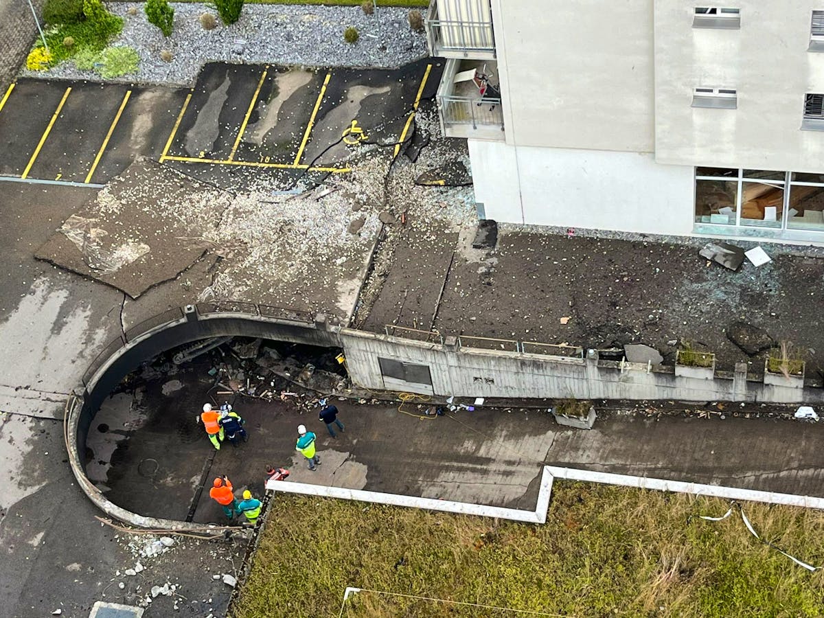 Dégâts causés par l'explosion