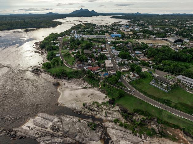 Sao Gabriel da Cachoeira, le long du rio Negro, dans le nord de l’Amazonie brésilienne, le 29 septembre 2024.