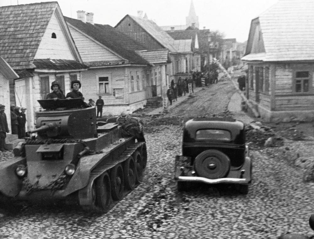 Conducteurs de chars de l'Armée rouge à Rakov