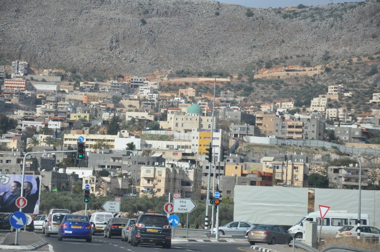La ville de Nahf dans le nord d'Israël, où les abris publics sont insuffisants.