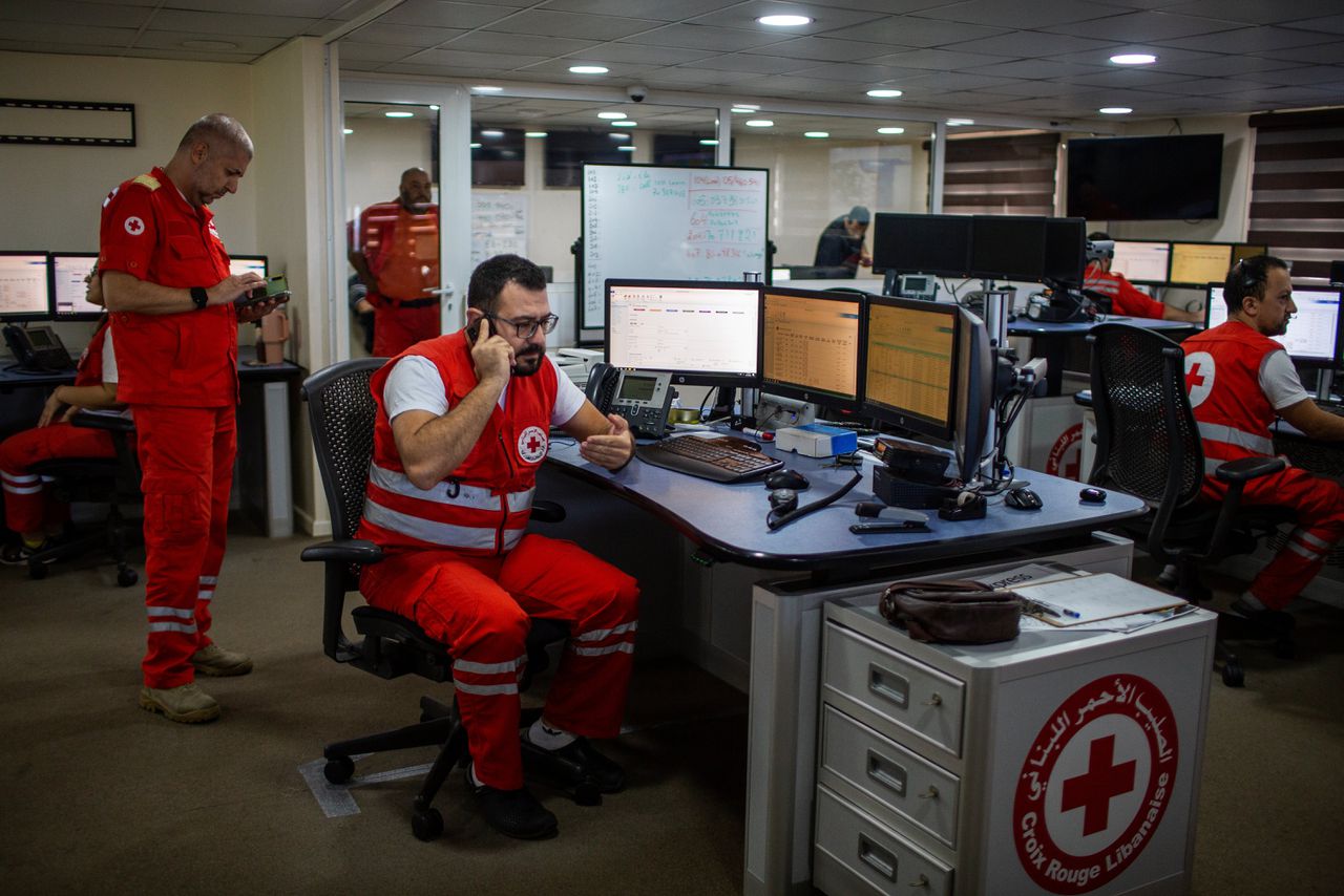 Enfants blessés à l'hôpital de Beyrouth