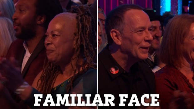 Scott Mitchell dans l'audience de Strictly Come Dancing