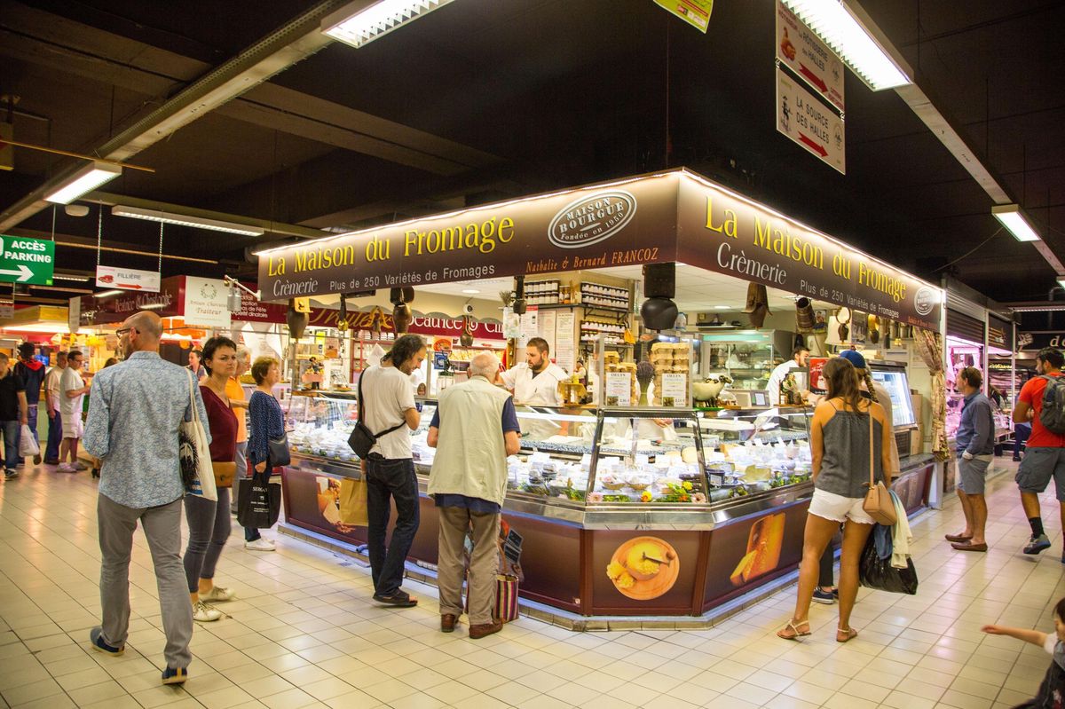 Produits frais aux Halles