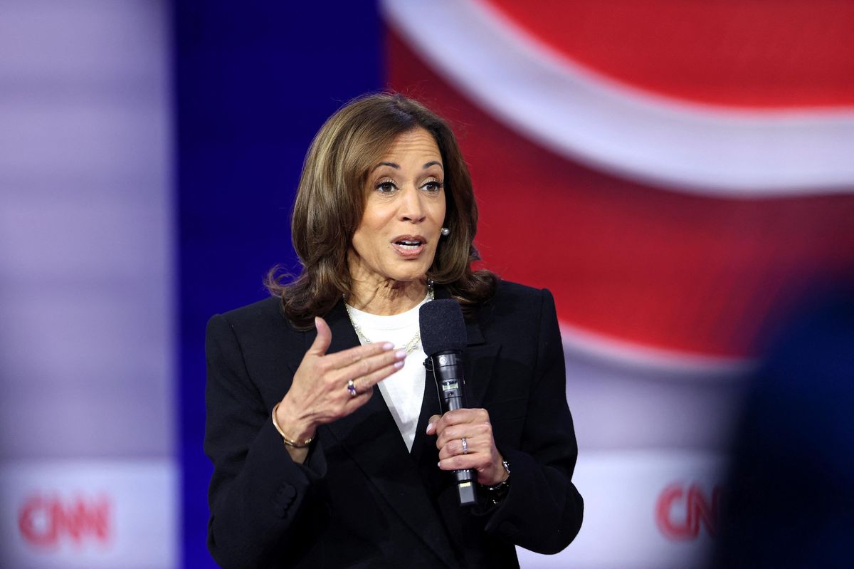 Kamala Harris répondant aux questions sur CNN le 23 octobre 2024.