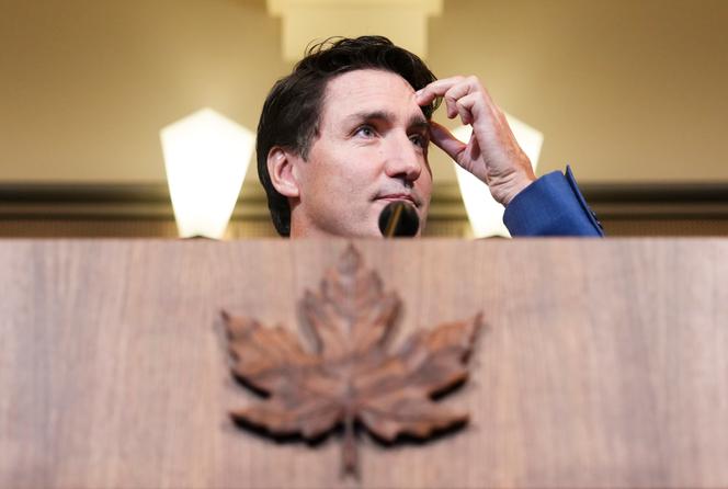 Le premier ministre canadien, Justin Trudeau, tient une conférence de presse à Ottawa, le 24 octobre 2024.