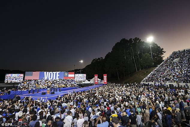 Rassemblement d'Harris à Atlanta
