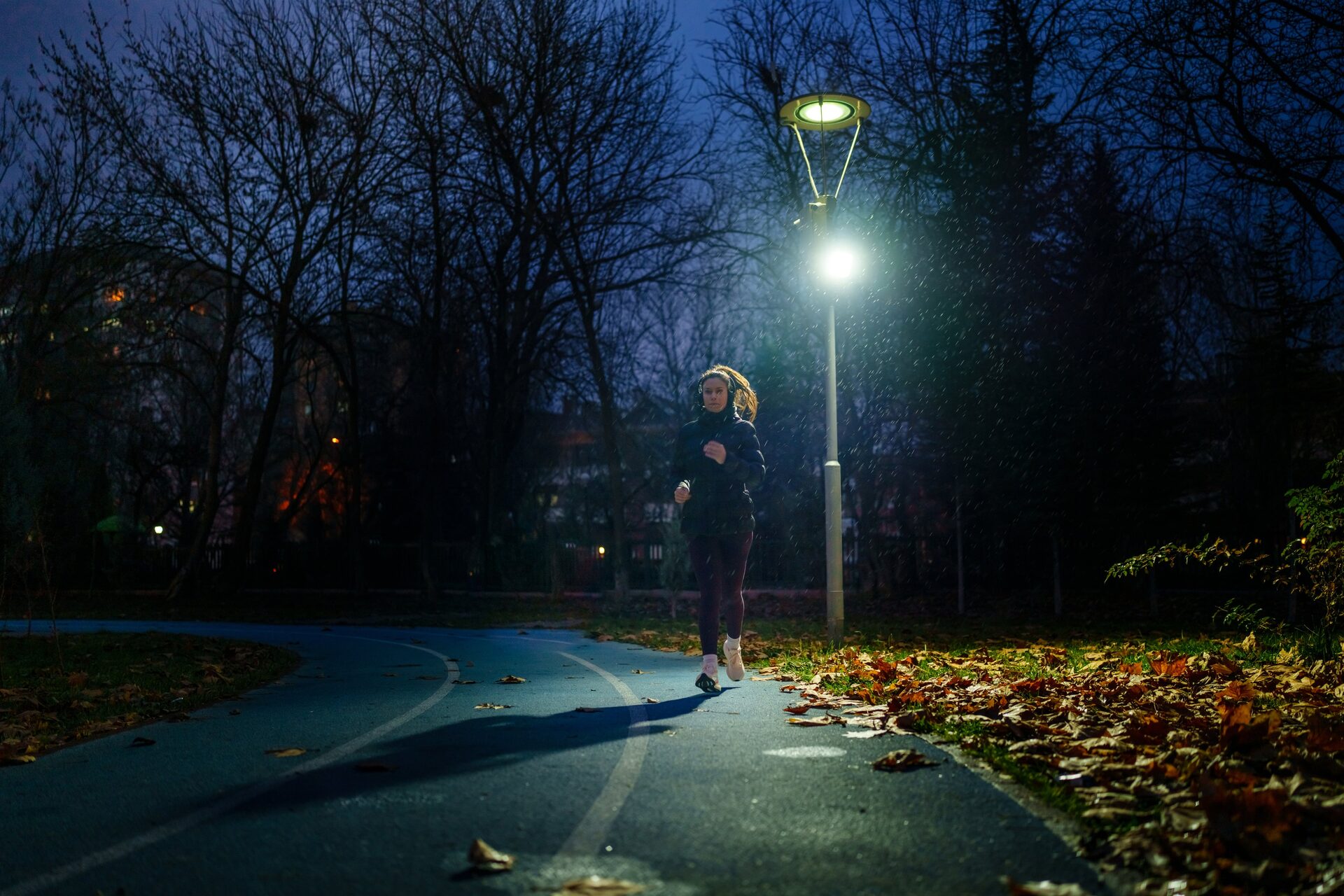 Vous pouvez oublier ce jogging après le travail dans le parc