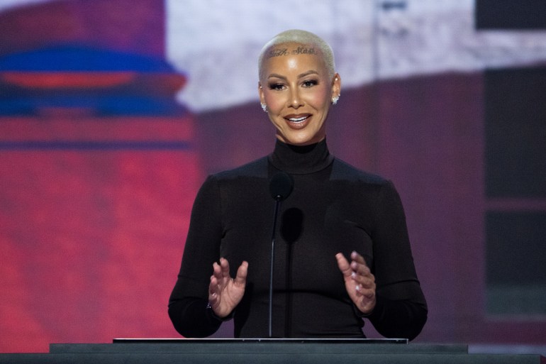 Amber Rose à la Convention Nationale Républicaine.