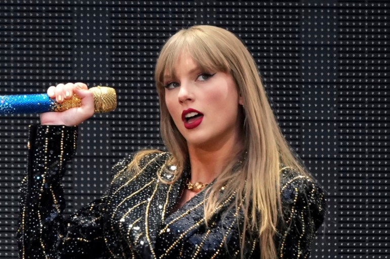 Taylor Swift lors de son concert.