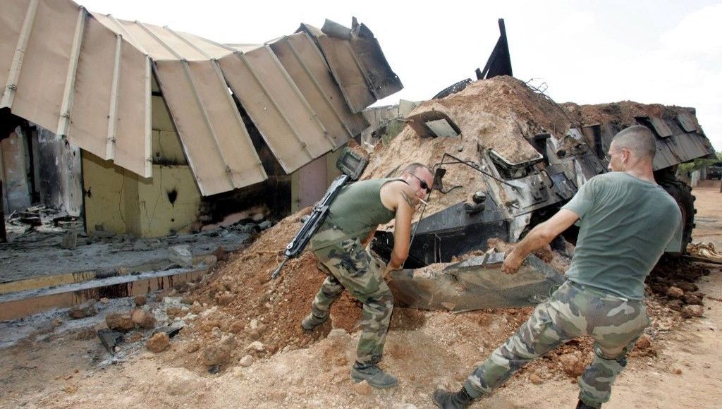 Bombardement de la base militaire française de Bouaké en Côte d'Ivoire