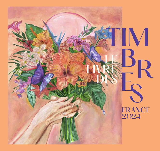 Couverture du Livre des timbres. France 2024