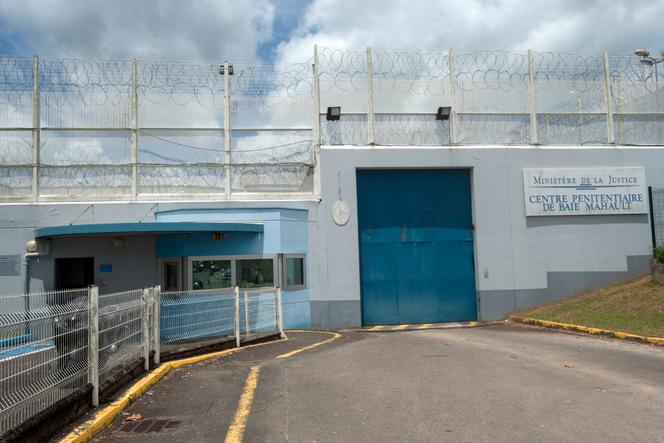 L’entrée du Centre pénitentiaire de Baie-Mahault à Baie-Mahault, sur l’île française de la Guadeloupe, en 2016.