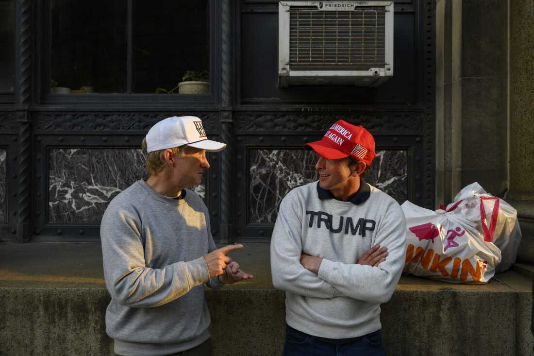 Supporters of both presidential candidates