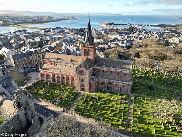 Cathédrale Saint-Magnus à Kirkwall, Îles Orcades