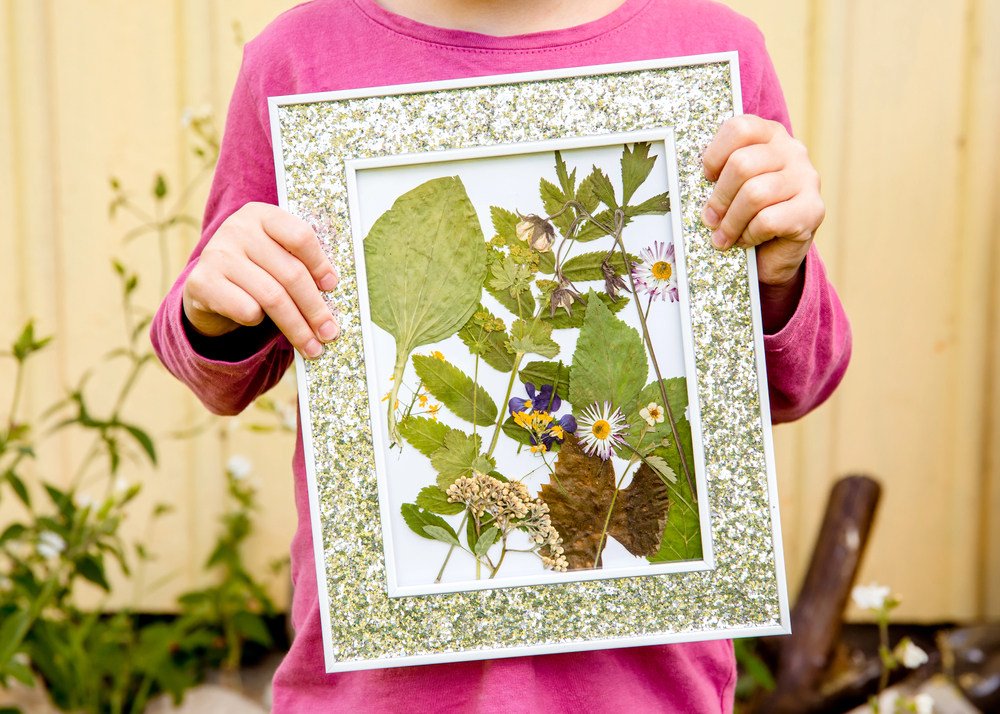 Cadre de feuilles
