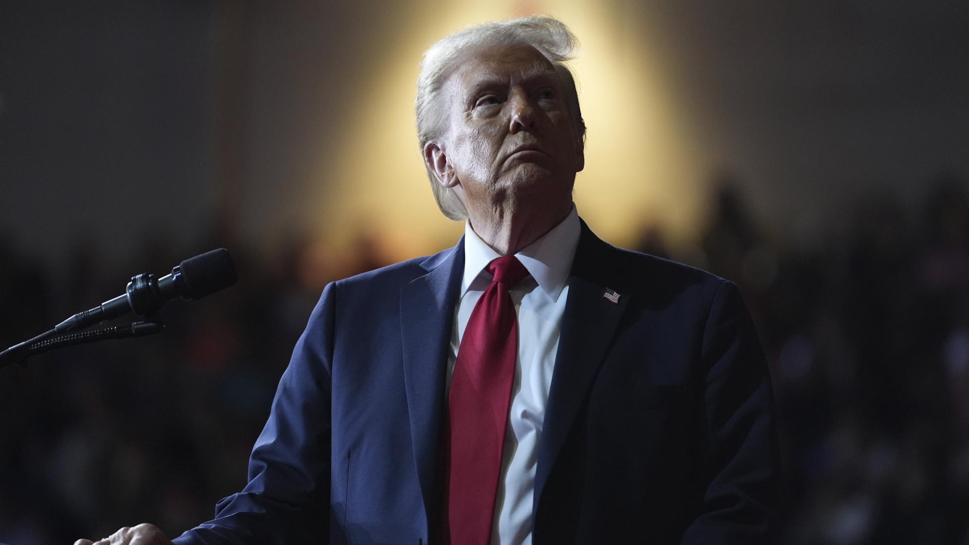 Donald Trump lors d'un événement de campagne