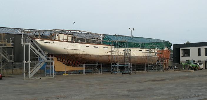 Le Marité en cale