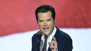 Matt Gaetz ici en juillet 2024 vient d’être nommé par Donald Trump au ministère de la Justice.