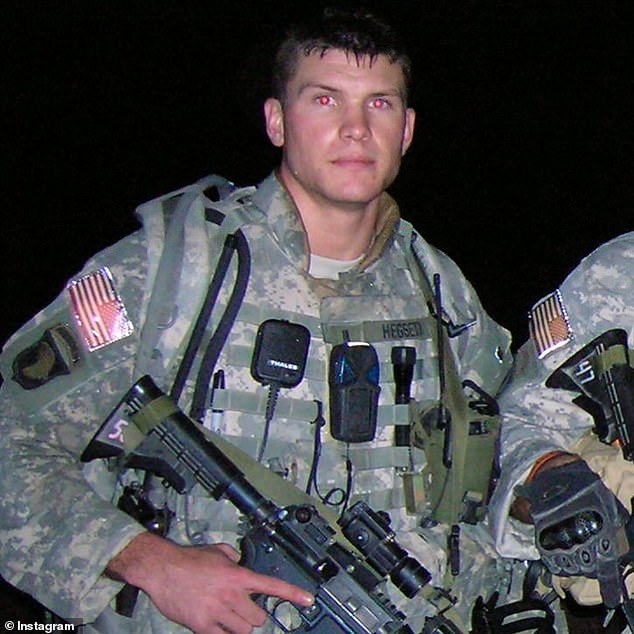 Hegseth has combat experience in Iraq and Afghanistan, where he served as a captain in the Army National Guard and won two Bronze Stars