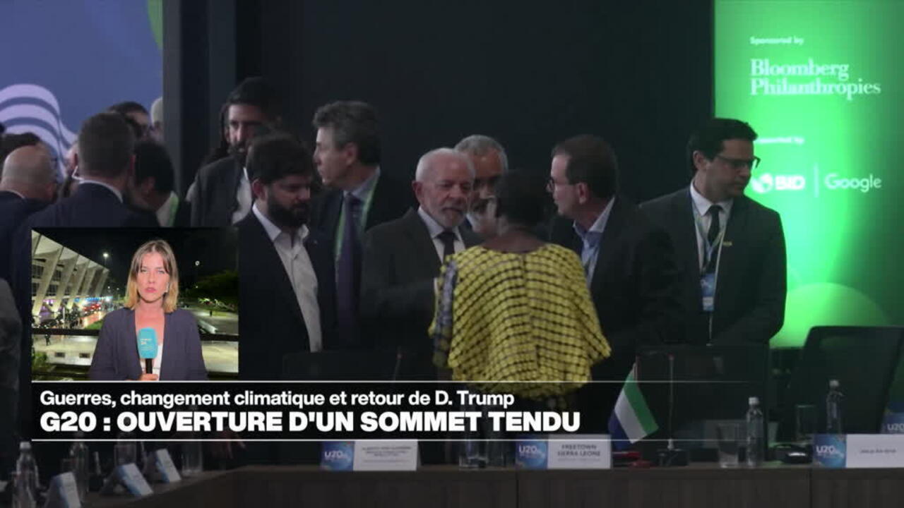 Photo des leaders du G20 à Rio.