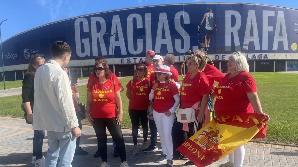 Rafael Nadal lors d'un match