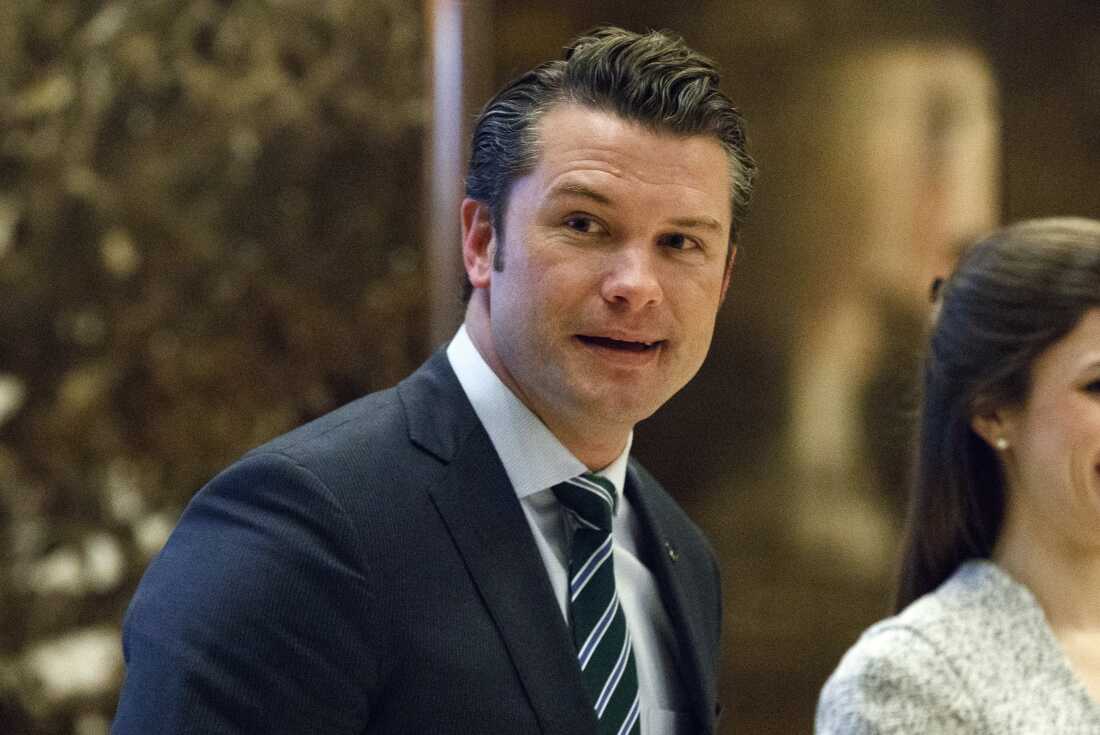 Pete Hegseth, candidat au poste de secrétaire à la Défense.
