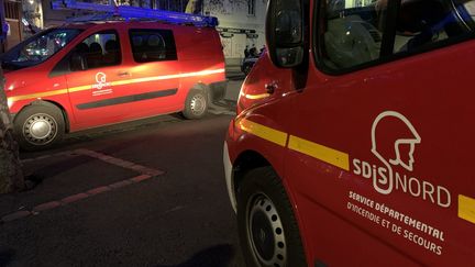 Des véhicules de pompiers du Nord de la France. \(ANTOINE BARÈGE / FRANCE- BLEU NORD\)
