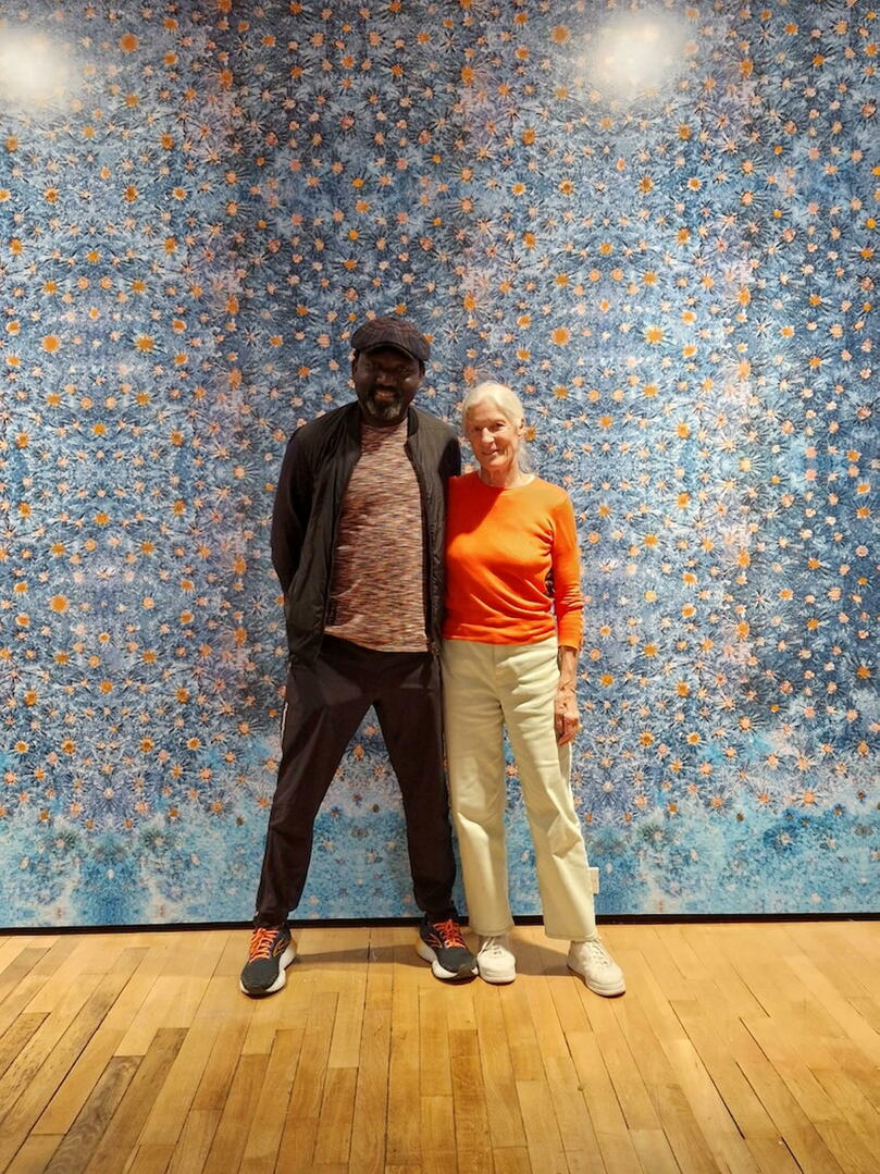 Omar Ba et Diane de Selliers.