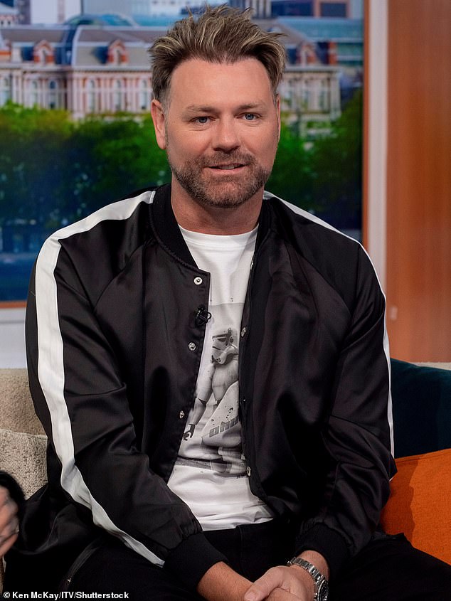 Brian McFadden lors du documentaire Boybands Forever