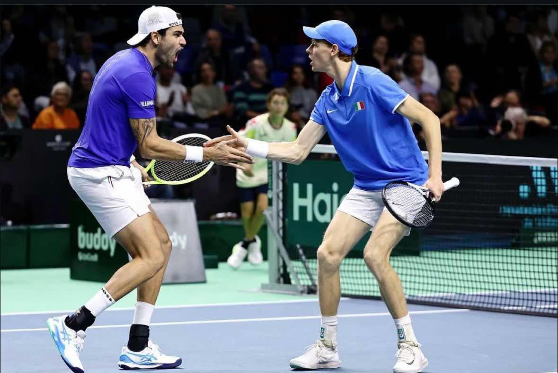 Matteo Berrettini et Jannik Sinner