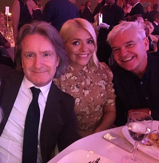 Martin Frizell avec Holly Willoughby et Philip Schofield