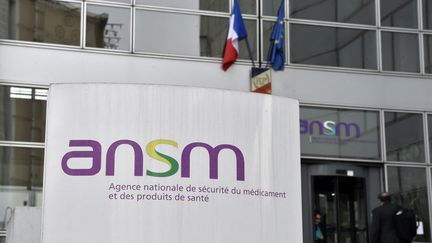 Le siège de l'Agence nationale de sécurité du médicament (ANSM), à Paris. (ALAIN JOCARD / AFP)