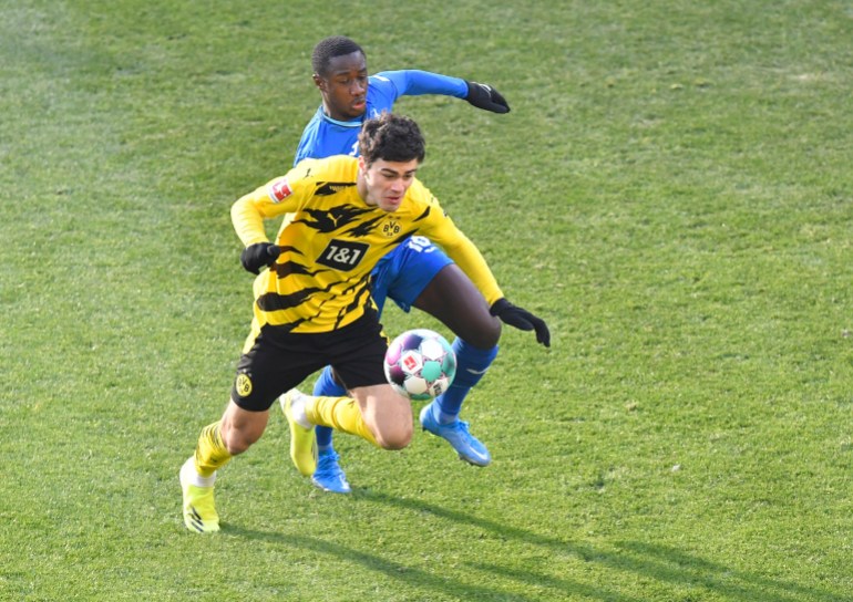 Giovanni Reyna durant un match