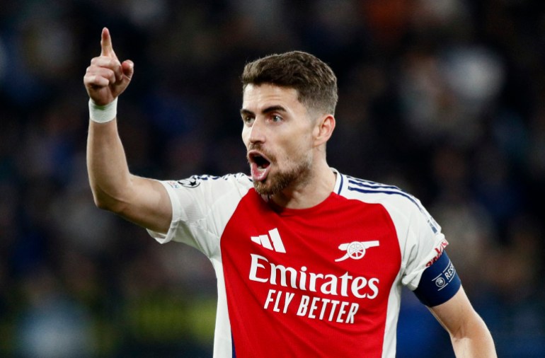 Jorginho avec Arsenal