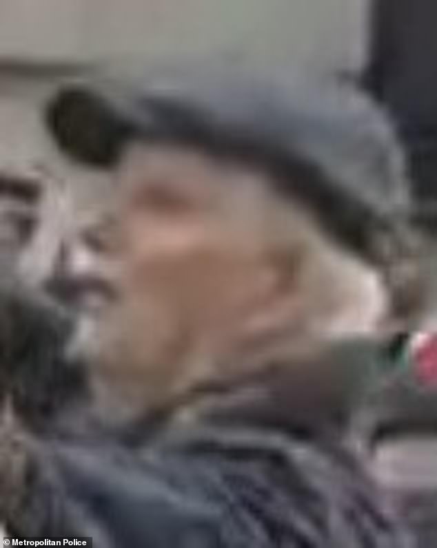 Un manifestant pro-Palestinien semble faire un salut nazi devant des contre-manifestants juifs.