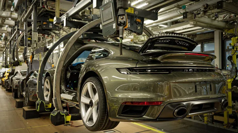 Ligne de montage Porsche