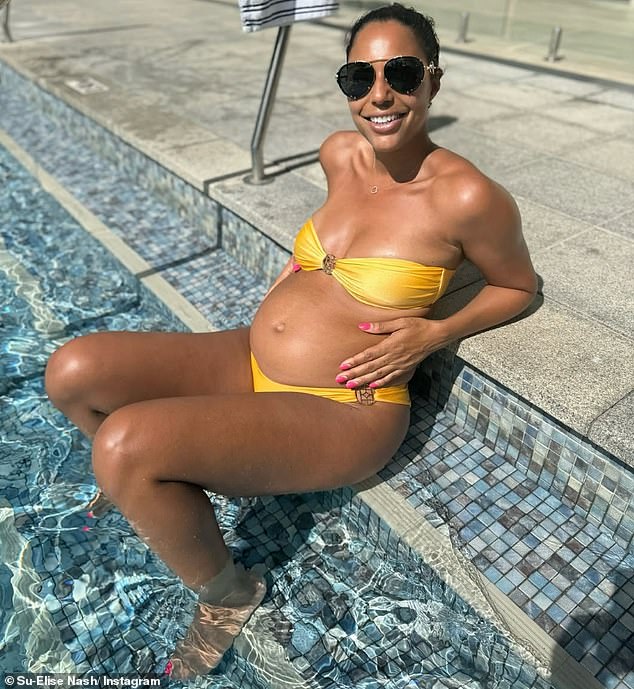 Su-Elise Nash annonçant sa perte de grossesse avec une photo
