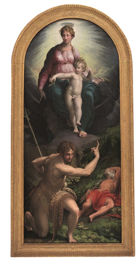 La Vision de Saint Jérôme par Parmigianino, 1526-7.