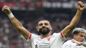 Mohamed Salah en action