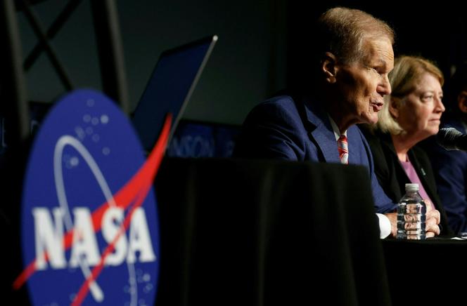 Le patron de la NASA, Bill Nelson, en conférence de presse, à Washington, le 5 décembre 2024.