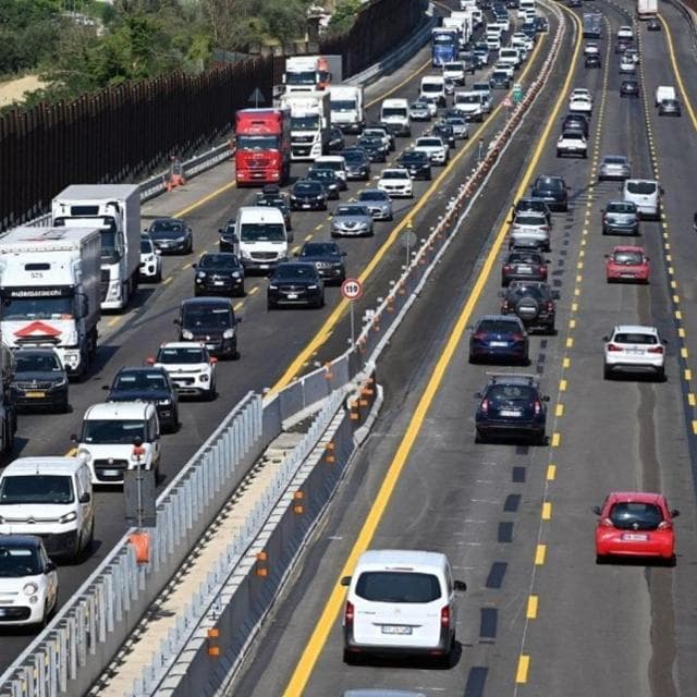 Accident A1 près de Cassino