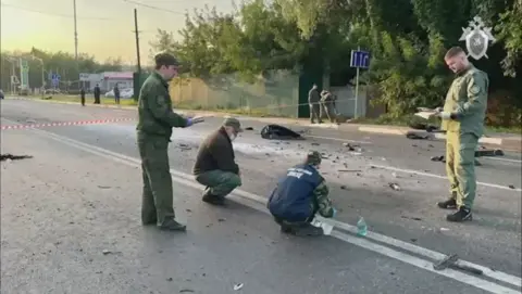 La police russe enquête près de Moscou après l'assassinat de Darya Dugina.