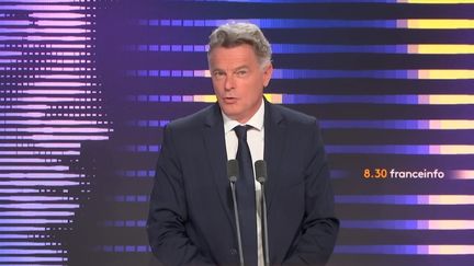 Fabien Roussel, secrétaire national du Parti communiste français, le 19 juin 2024 sur franceinfo. (FRANCEINFO / RADIO FRANCE)